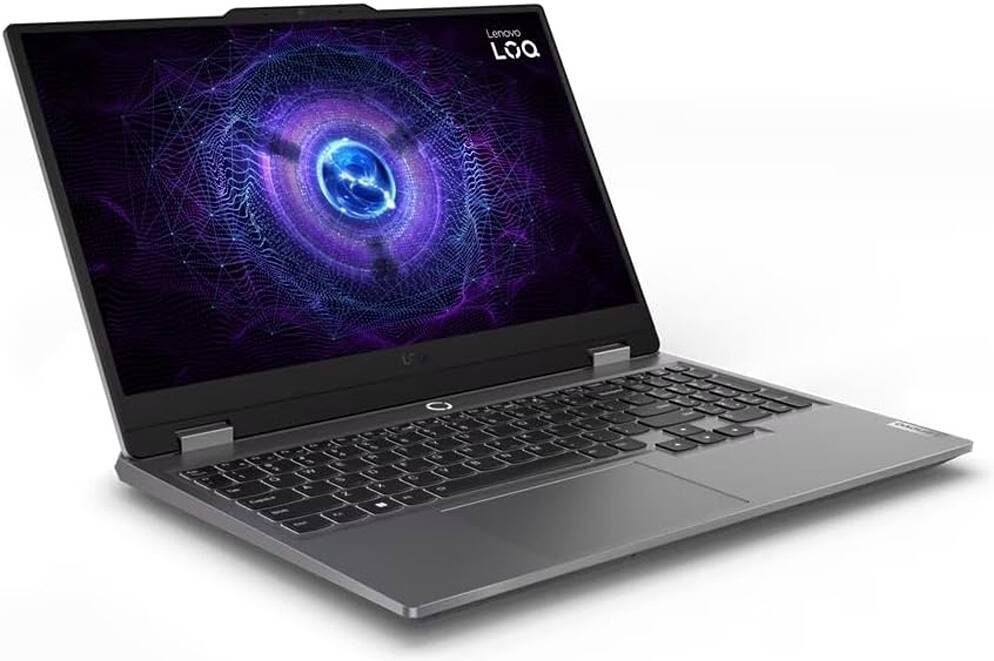 Lenovo LOQ 15IRX9 Gaming Laptop, 15.6" FHD sRGB, 144Hz IPS Display, Intel Core i7-13650HX, 16GB RAM, 512GB SSD, NVIDIA GeForce RTX 3050 6GB GDDR6, Backlit ENG-ARB K/B, No OS, Luna Grey - thumbnail