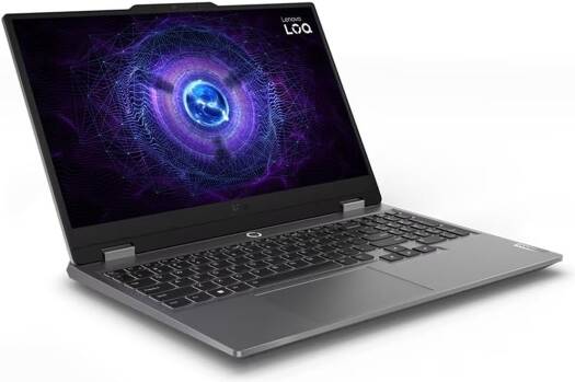 Lenovo LOQ 15IRX9 Gaming Laptop, 15.6" FHD sRGB, 144Hz IPS Display, Intel Core i7-13650HX, 16GB RAM, 512GB SSD, NVIDIA GeForce RTX 3050 6GB GDDR6, Backlit ENG-ARB K/B, No OS, Luna Grey - thumbnail