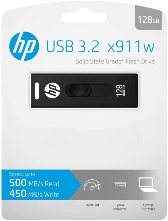 HPFD911W-128G (HP 128GB X911W USB3.2 FLASH DRIVE - HPFD911W-128G) - thumbnail