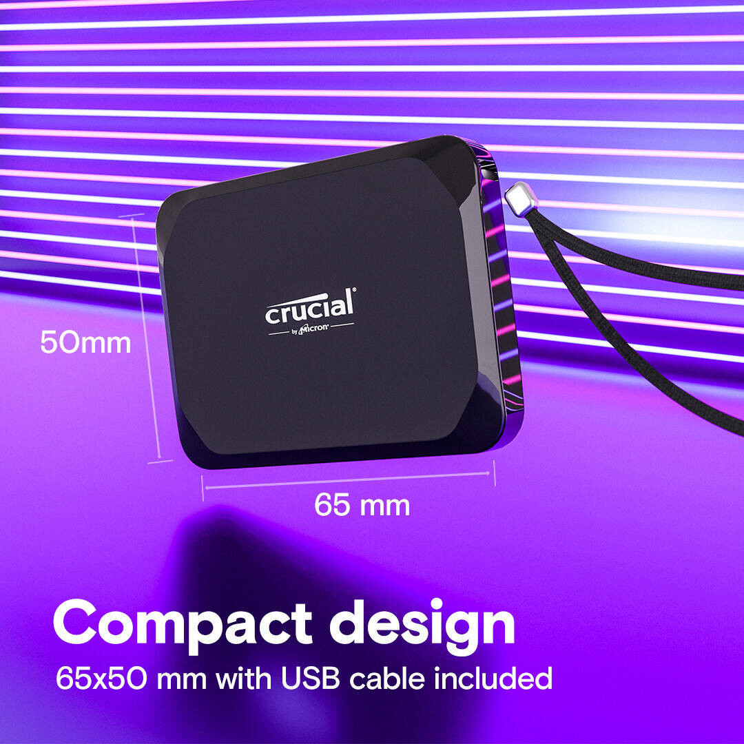 Crucial X9 1TB Portable SSD (EXTERNAL) BLACK - thumbnail