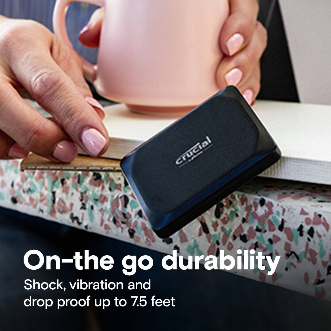 Crucial X9 1TB Portable SSD (EXTERNAL) BLACK - thumbnail