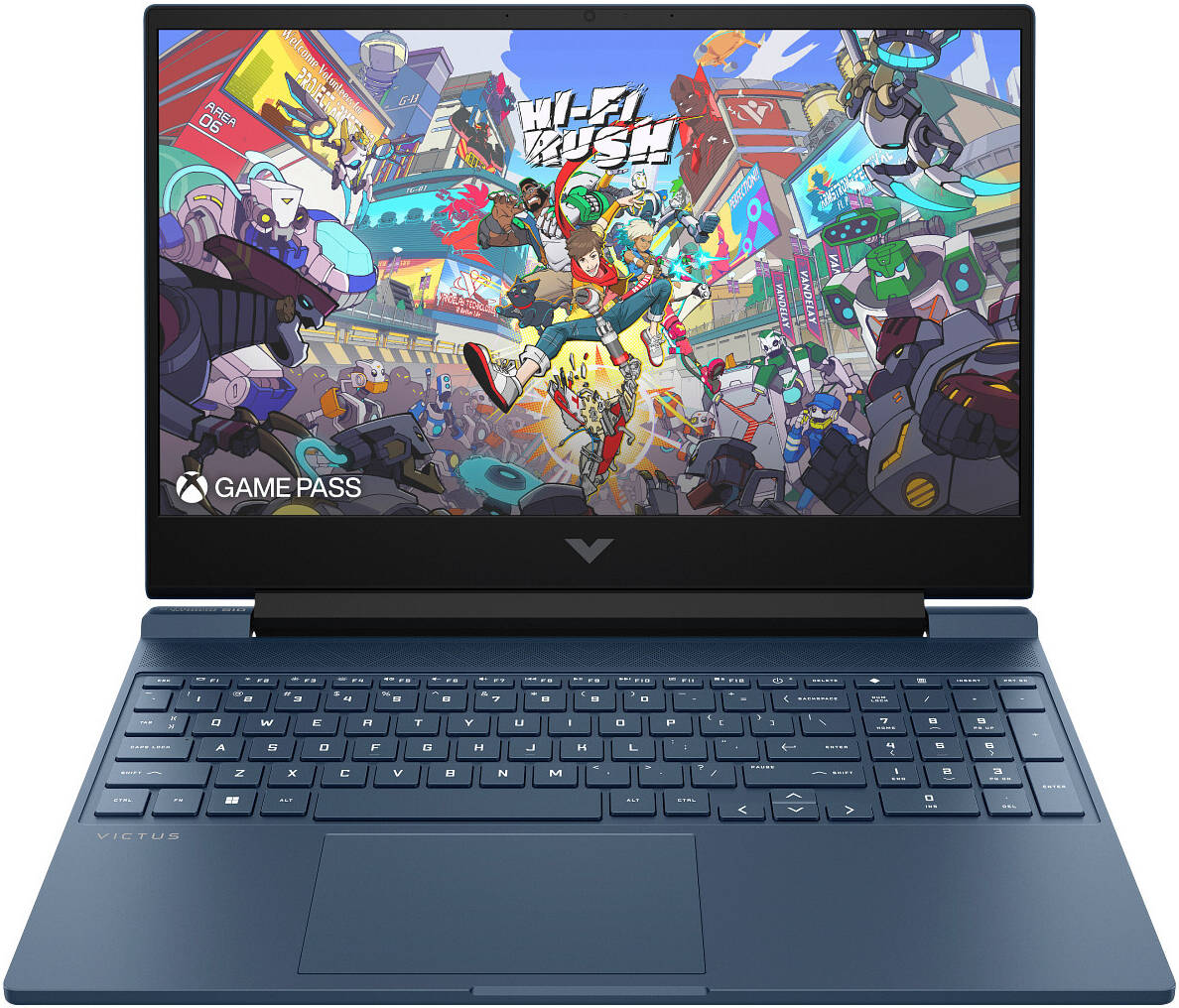 HP VICTUS Lap 15-fb3024ne AMD Ryzen™ 7 7445H 16GB 512GB SSD FreeDos NVIDIA® GeForce RTX 3050 6GB DED 15.6"FHD NON TOUCH BACKLIT ENGLISH /ARABIC KB-BLUE A/E