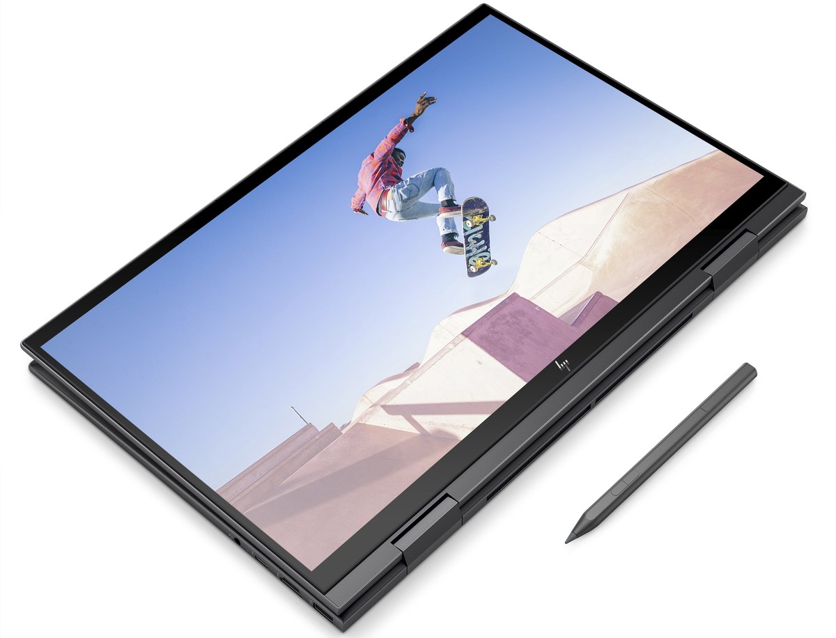 HP Envy x360 15-ED1071 CONVERTIBLE Core™ i7-1165G7 512GB SSD 16GB 15.6" (1920x1080) TOUCHSCREEN WIN10 SILVER Backlit Keyboard FP Reader
