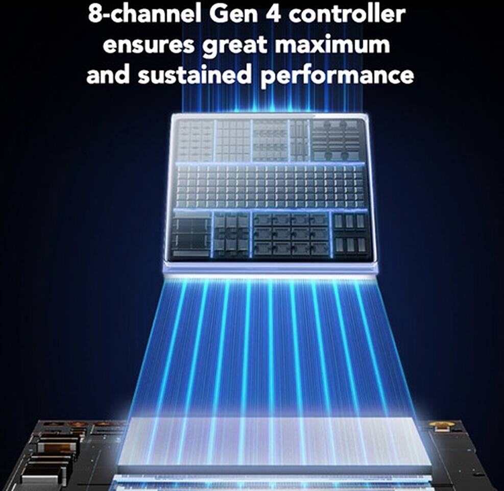 LEXAR NQ780 NVME 2TB 7000MB/S - thumbnail