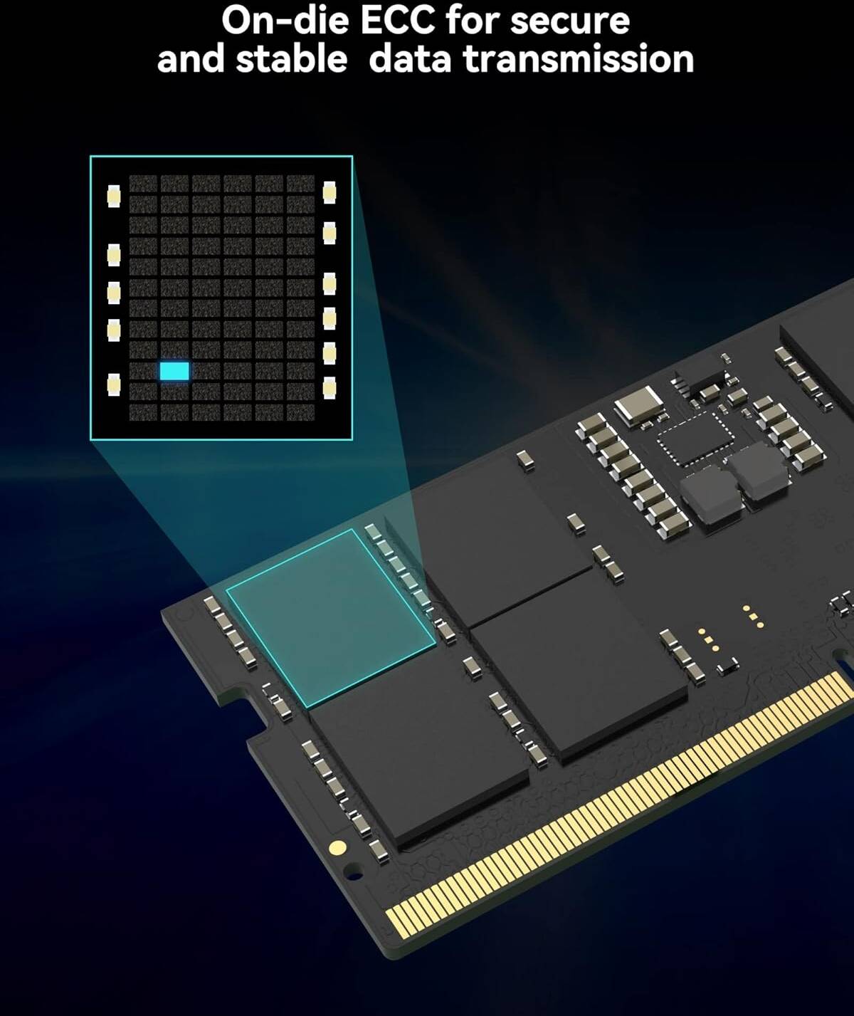RAM HP X1 32GB DDR5 (1x32GB) Laptop Ram 4800 MHz SODIMM CL40 Non-ECC Laptop Memory - 6H311AA#ABB - thumbnail