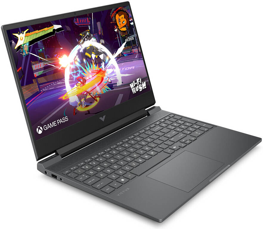 HP Gaming Laptop Victus 15-fa2024nia i7-14650HX 16GB/512GSSD/RTX4050-6GB/15.6"FHD/144Hz/DOS/ MICA-SILVER/ENG - thumbnail