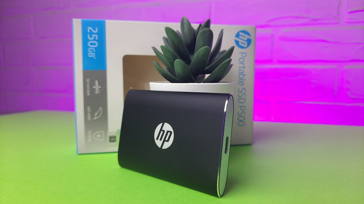 HP P500 Portable SSD - blue [ Speed 420MB/s & 260MB/s ]