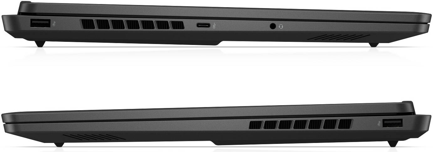 HP OMEN SLIM 16-an0021ne Intel® Core™ Ultra 7 255H 16GB 1TB SSD FreeDos NVIDIA® GeForce RTX™ 5060 (8 GB GDDR7 DED) 16" SHADOW BLACK,DOS MIDDLE EAST ENG/ARB KB - thumbnail
