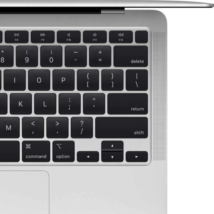 Apple MacBook Air M1 Chip 8-core 256GB SSD 8GB 13.3" (2560x1600) Retina Display MacOS Big Sur 11.0 SILVER Backlit Keyboard - - thumbnail