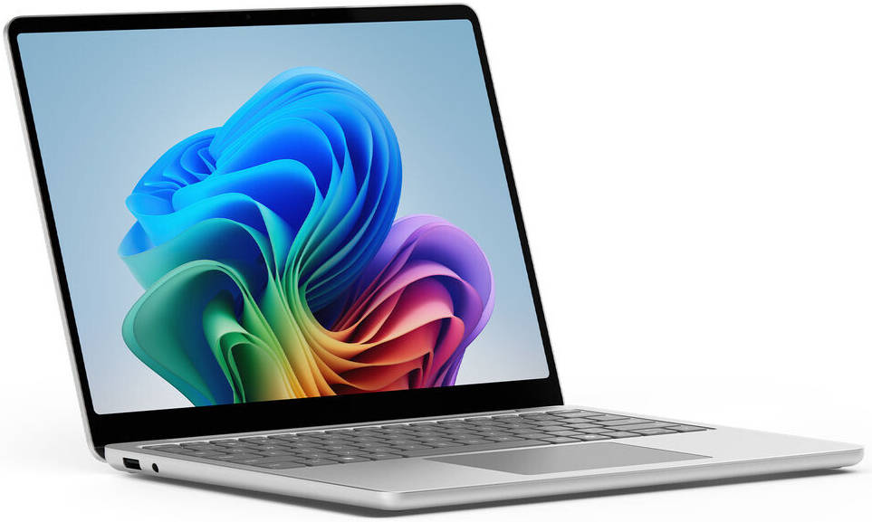 Microsoft Surface Laptop Copilot+ PC, 13" PixelSense Touchscreen Display, Snapdragon X Plus, 16GB RAM, 256GB SSD, Qualcomm Adreno Graphics, English Keyboard, Windows 11, Platinum