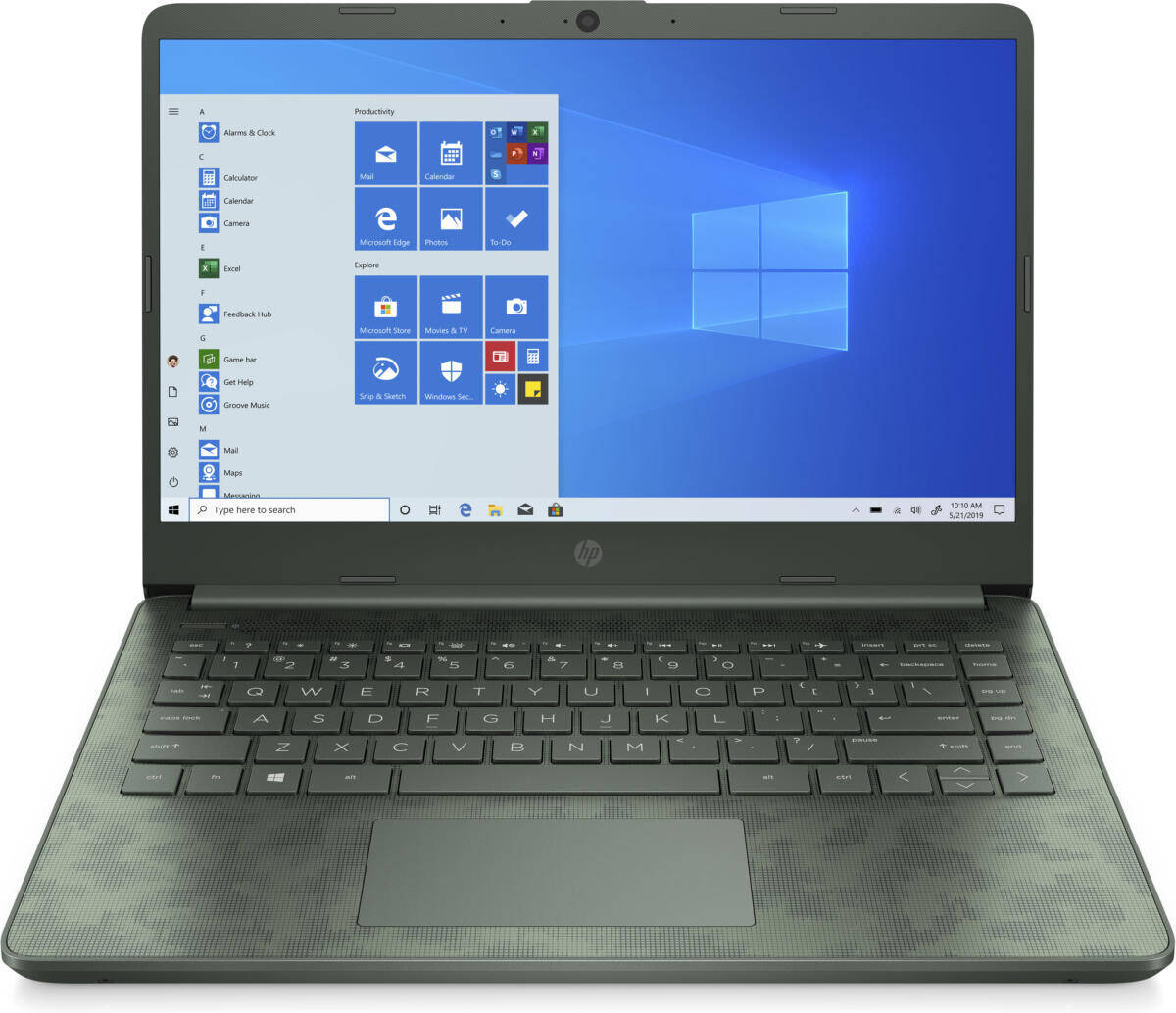 HP 14-DQ1088 CAMO DESIGN Core™ i5-1035G1 256GB SSD 8GB 14" (1366x768) WIN10 ASPEN GREEN CAMO