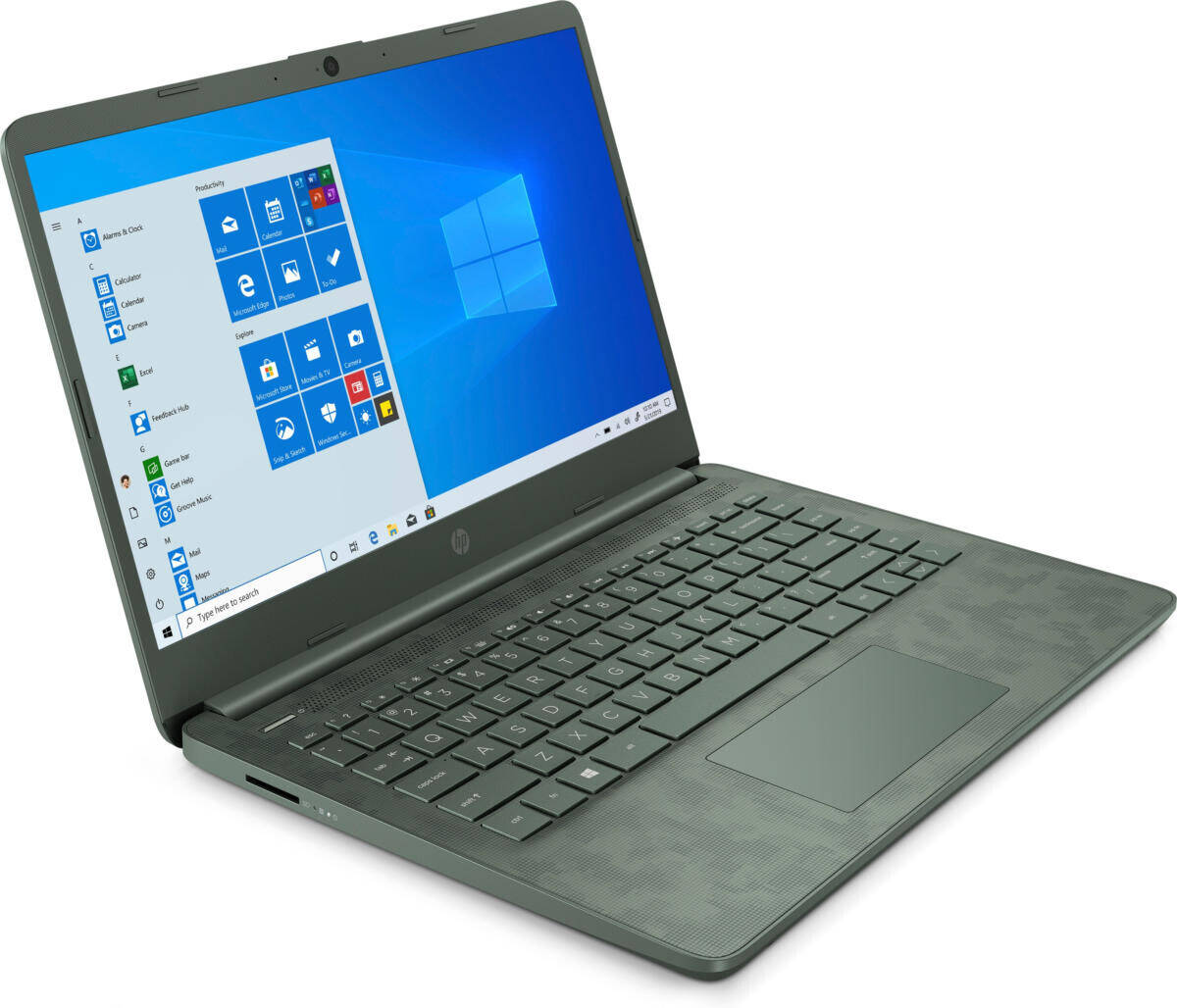 HP 14-DQ1088 CAMO DESIGN Core™ i5-1035G1 256GB SSD 8GB 14" (1366x768) WIN10 ASPEN GREEN CAMO - thumbnail