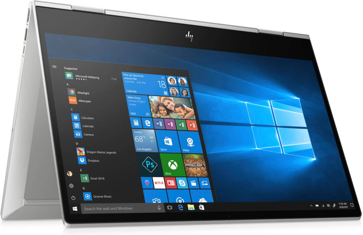 HP ENVY x360 15-DR1066 Core™ i7 10510U 1.8GHz 512GB SSD 16GB 15.6" (1920x1080) TOUCHSCREEN BT WIN10 Webcam NATURAL SILVER Backlit Keyboard - thumbnail
