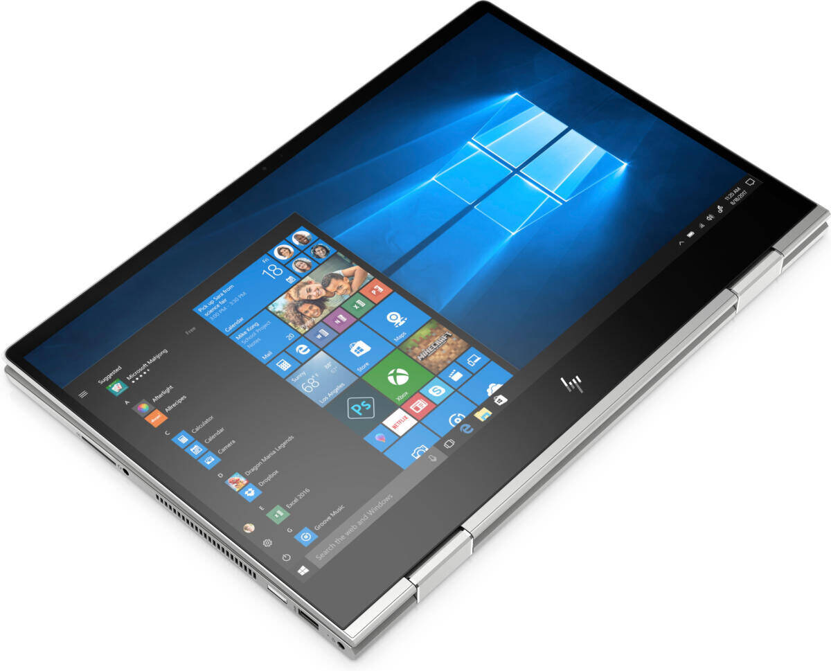 HP ENVY x360 15-DR1066 Core™ i7 10510U 1.8GHz 512GB SSD 16GB 15.6" (1920x1080) TOUCHSCREEN BT WIN10 Webcam NATURAL SILVER Backlit Keyboard - thumbnail