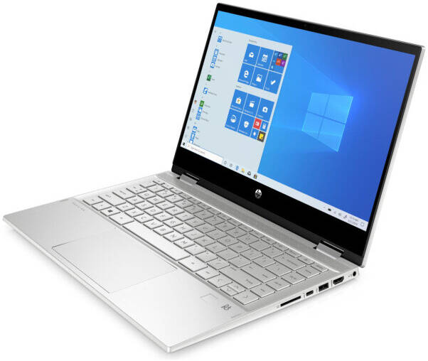 HP Pavilion x360 14-DW1010 2-IN-1 Core™ i5-1135G7 256GB SSD 8GB 14" (1920x1080) TOUCHSCREEN IPS WIN10 SILVER NEW - thumbnail