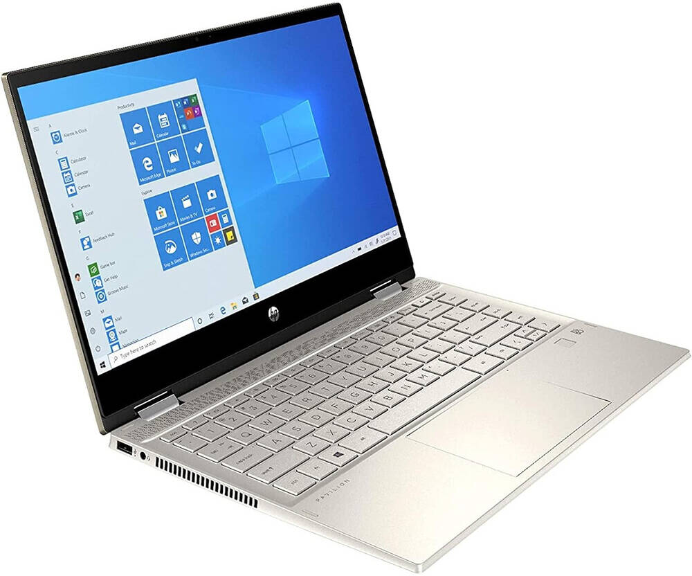 HP Pavilion x360 14-DW1010 2-IN-1 Core™ i5-1135G7 256GB SSD 8GB 14" (1920x1080) TOUCHSCREEN IPS WIN10 SILVER NEW - thumbnail