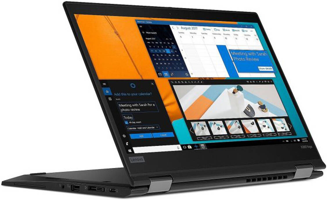 Lenovo ThinkPad L390 Yoga 2-IN-1 Core™ i5-8365U 1.6GHz 256GB SSD 16GB 13.3" (1920x1080) TOUCHSCREEN BT WIN10 Pro Webcam BLACK 0.74" thin, 3.4 lbs.
