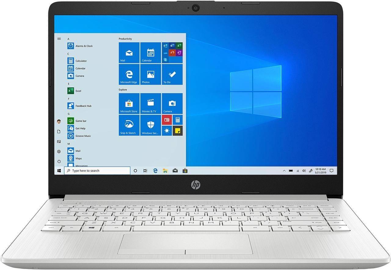 HP 14-DK1010 AMD Athlon™ Silver 3050U 128GB SSD 4GB 14" (1366x768) MICRO EDGE WIN10 NATURAL SILVER