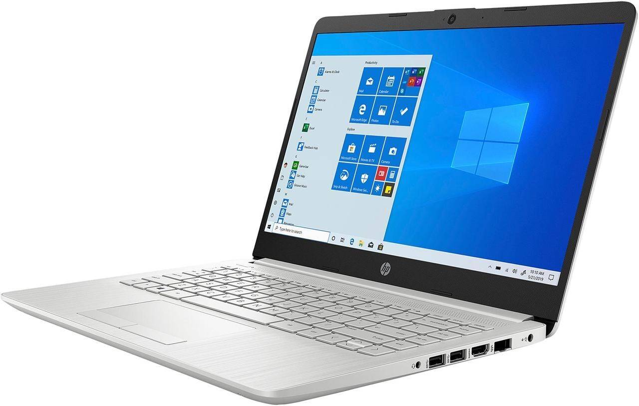 HP 14-DK1010 AMD Athlon™ Silver 3050U 128GB SSD 4GB 14" (1366x768) MICRO EDGE WIN10 NATURAL SILVER - thumbnail