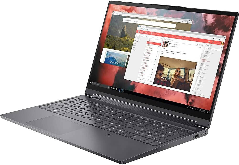 Lenovo YOGA 9 15IMH5 2-IN-1 Core™ i7-10750H 2.6GHz 512GB SSD 12GB 15.6" HDR 400 (1920x1080) TOUCHSCREEN BT WIN11 Webcam NVIDIA® GTX 1650Ti 4096MB SLATE GRAY Backlit Keyboard Lenovo Active Pen (Garaged) .78" thin, 4.4 lbs. - thumbnail