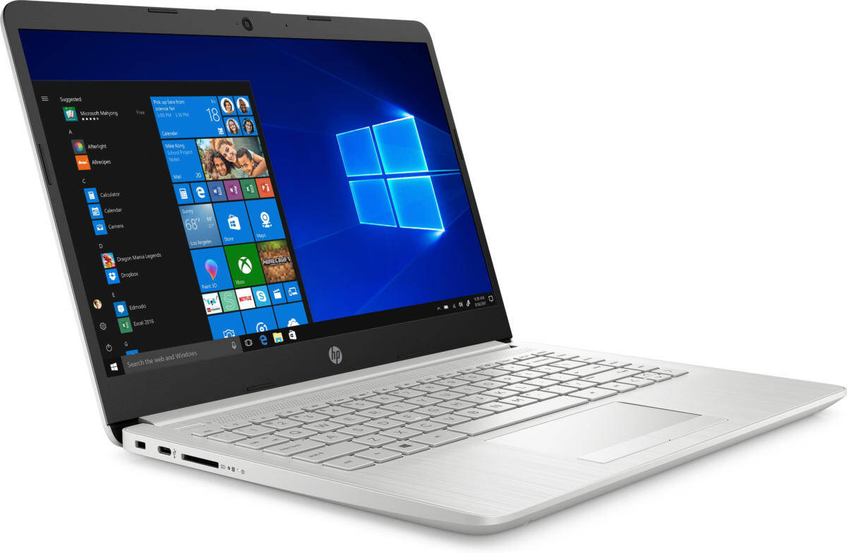 HP 14-DK1020 AMD Athlon™ Silver 3050U 128GB SSD 4GB 14" (1366x768) MICRO EDGE WIN10 NATURAL SILVER