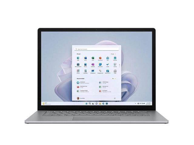 Microsoft Surface Laptop 5 Core™ i7-1255U 256GB SSD 8GB 15" (2496x1664) TOUCHSCREEN WIN11 PLATINUM SILVER Backlit Keyboard.