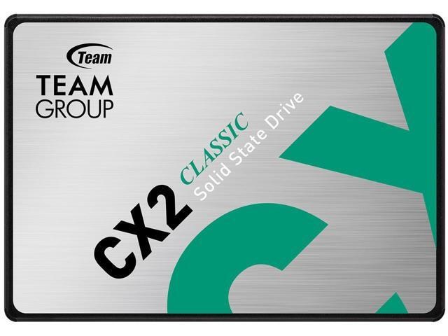 TEAM GROUP CX2 512GB SSD, 2.5” 7mm, SATA