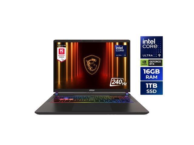 MSI Vector 16 HX AI A2XWIG-050 GAMING Core™ Ultra 9 275HX 1TB SSD 16GB 16" WQXGA (2560x1600) 240Hz WIN11 IR Webcam NVIDIA® RTX 5080 16384MB COSMO GRAY RGB Backlit Keyboard